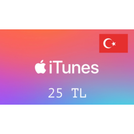 iTunes🔥Gift Card -   25 TL🇹🇷 (Turkey) [No fee]