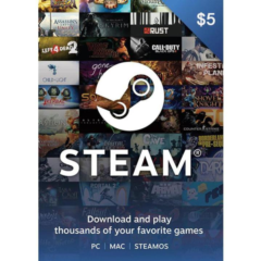 STEAM USD ПОДАРОЧНАЯ КАРТА КОД от $5 до $50