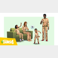 The Sims 4 Комплект ночного белья Вечеринка с ночёвкой