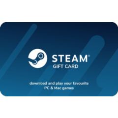 Steam Wallet Gift Card💳 5-10-50-100 USD 🎮США | TR |AR