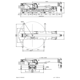 Crane drawing ZOOMLION QY160V633 (dynamic block)