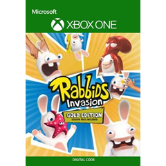 🔥🎮 RABBIDS INVASION GOLD XBOX ONE SERIES X|S KEY 🎮🔥