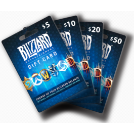 🔥Blizzard gift card 10-20-50 USD🔥