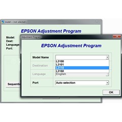 EPSON Adjustment Program Reset-L3100 L3101 L3110 L3150