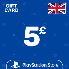 ⭐️Карта Пополнения PSN 5 Фунтов (GBP) Великобритания