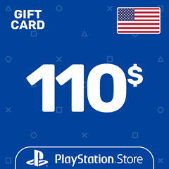 ⭐️Карта Пополнения PSN 110$ (USD) США