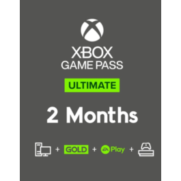 🌸Xbox Game Pass Ultimate+EA Play 2 months ✅ Key