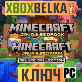 Minecraft: Java &amp;Bedrock or Deluxe for PC Key GLOBAL US