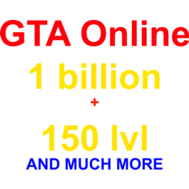 Grand Theft Auto V: 1 billion + 150 lvl