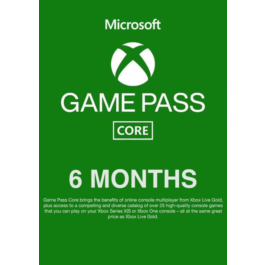 ❎XBOX LIVE GOLD (Game Pass Core) 6 Months🔑