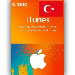 ⚡Подарочная карта Apple iTunes🇹🇷 25~1000 TL ТУРЦИЯ✅