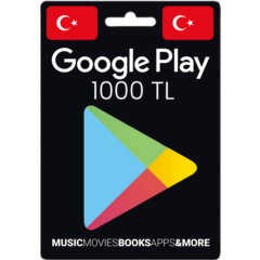 🚩Подарочная карта Google Play на 1000 турецких лир🚩