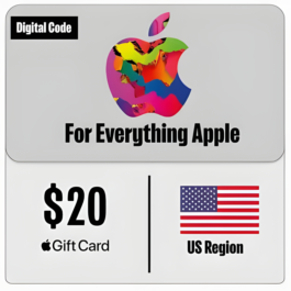 ⚡Apple iTunes Gift Card - 20$ 🇺🇸 ✅Cheaper🔥No Fees