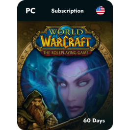 WOW WORLD OF WARCRAFT 60 DAYS TIME CARD🚀USA | 0% 💳