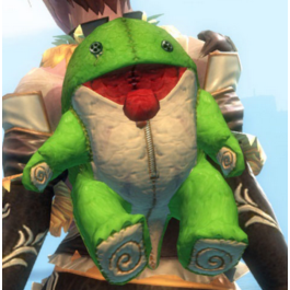 Guild Wars 2 - Green Plush Quaggan Backpack Cover ✅CODE