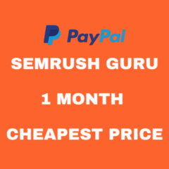 🔶Semrush Guru  1-2-3 месяца Доступ через панель Автодоставка PayPal ✅