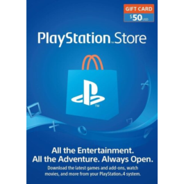 Playstation Network PSN $ 50 (USA) + Discount