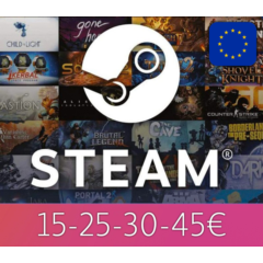 ➡️Steam Подарочная карта✅15-25-30 € EUR💰EUROPE⚡