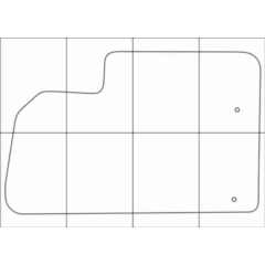 CITROEN BERLINGO 2008-- Лекала автоковриков, вектор