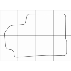 FIAT BRAVO 2007-- Лекала автоковриков, вектор