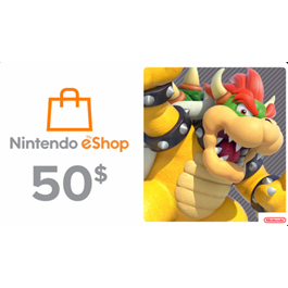 💲✅50 USD Nintendo Eshop ✅ Gift card