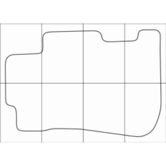 HONDA CIVIC 4D sedan 2001-2006 Лекала автоковриков