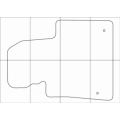 HYUNDAI GRAND SANTA FE 2013-18 3row Лекала автоковриков