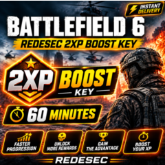 Battlefield 6 RedSec 60 минут 2xp Boost Ключ  - Глобальный - ПК/PS5/XBOX