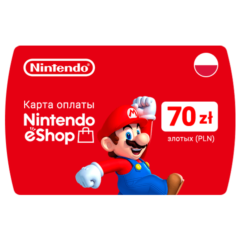 ✅Nintendo Gift Card - zł 70 PLN 🇵🇱 ( регион Польша)