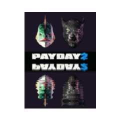 ✅PAYDAY 2: Lycanwulf and The One Below Masks DLC⭐Steam⭐