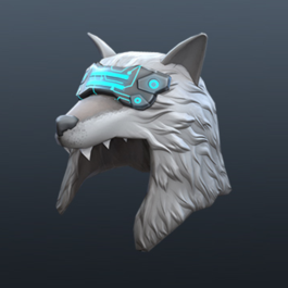 Code 🔑 Roblox ⭐️ Cyberpunk Wolf Hat