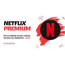 Netflix Premium 4K 365 Days 5 Screens PayPal + Bonus