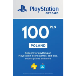 PLAYSTATION NETWORK PSN 100 PLN ZLOTY POLAND INSTANTLY