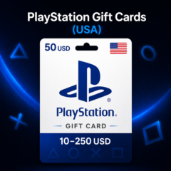 PlayStation Gift Cards USA (USD) 10–250$ | Коды пополнения PSN