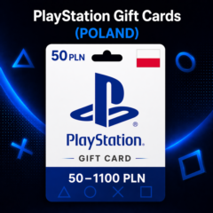 PlayStation Gift Cards Польша (PL) 50–1100 PLN | Коды пополнения PSN