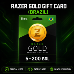 Razer Gold Gift Card (Бразилия) 5–200 BRL | Код пополнения