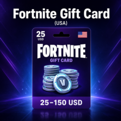 Fortnite Gift Card (США) 25–150 USD | Код пополнения