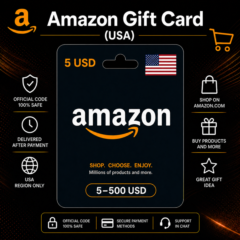 Amazon Gift Card (США) 5–500 USD | Код пополнения Amazon
