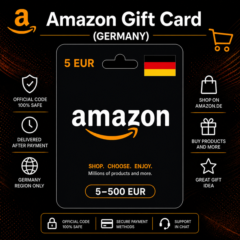 Amazon Gift Card (Германия) 5–500 EUR | Код пополнения Amazon