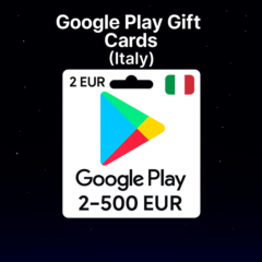 Google Play Gift Cards (Италия) 2–500 EUR | Коды