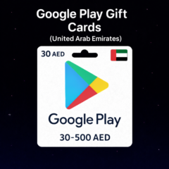 Google Play Gift Cards (ОАЭ) 30–500 AED | Коды пополнения
