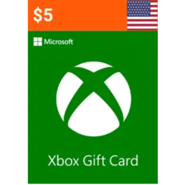 ✅Xbox Microsoft Gift Card 5 USD💲🔑(USA)