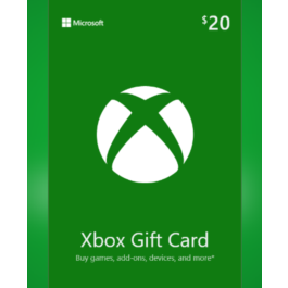 ✅Xbox Microsoft Gift Card 20 USD💲🔑(USA)