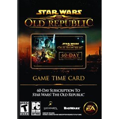 🎁SWTOR 60 Day Game Time TIMECARD ПОДПИСКА🌍МИР✅АВТО