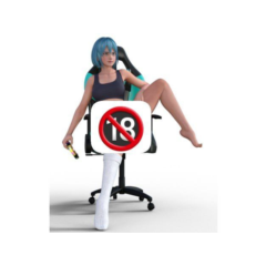 ДЕВУШКА ГЕЙМЕР: ПРОВЕРЕН И ГОТОВ К 3D ПЕЧАТИ