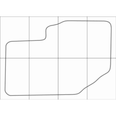 HYUNDAI TERRACAN 2001-2007 Лекала автоковриков