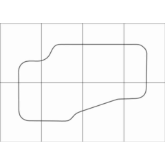 JEEP GRAND CHEROKEE 1999-2004 Лекала автоковриков