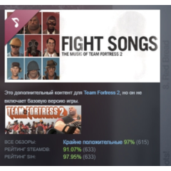 Fight Songs: The Music Of Team Fortress 2 АВТОДОСТАВКА STEAM РОССИЯ