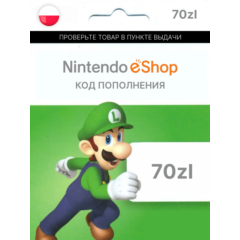 Nintendo eShopGift Card 70zł PLN Польша