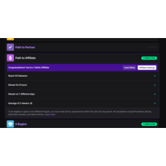 💎AFFLIATE АККАУНТ TWITCH💎АВТО💎💎EUROPE💎